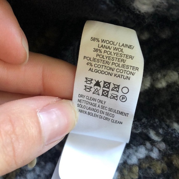 Lucky Brand Mixed Striped Chunky Wool Cardigan - Picture 10 of 12